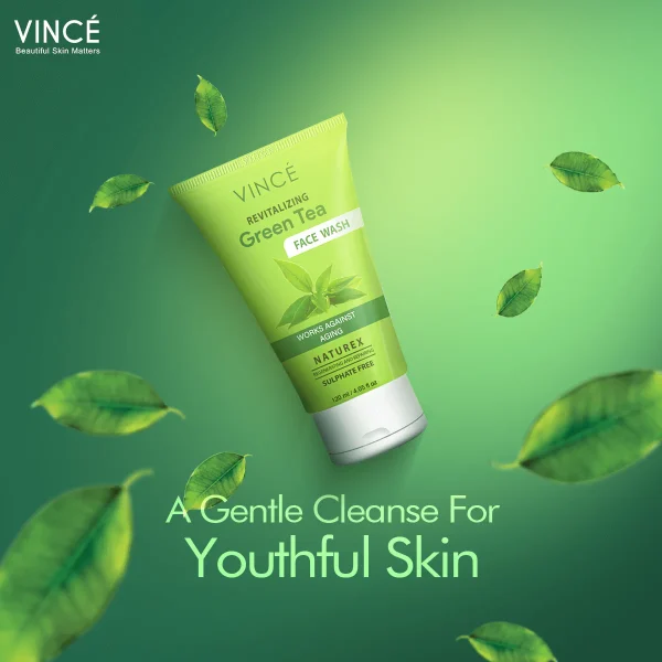 Vince Green Tea Face Wash - Image 2