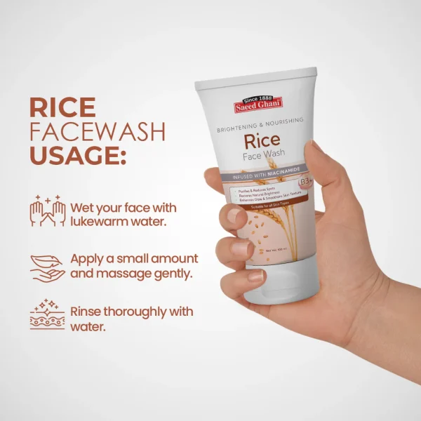 Rice Face Wash - Image 4
