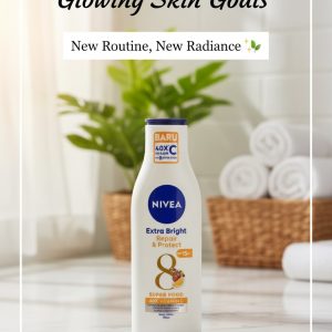 NIVEA Extra Bright Repair & Protect Body Lotion SPF15 (40X Vitamin C)